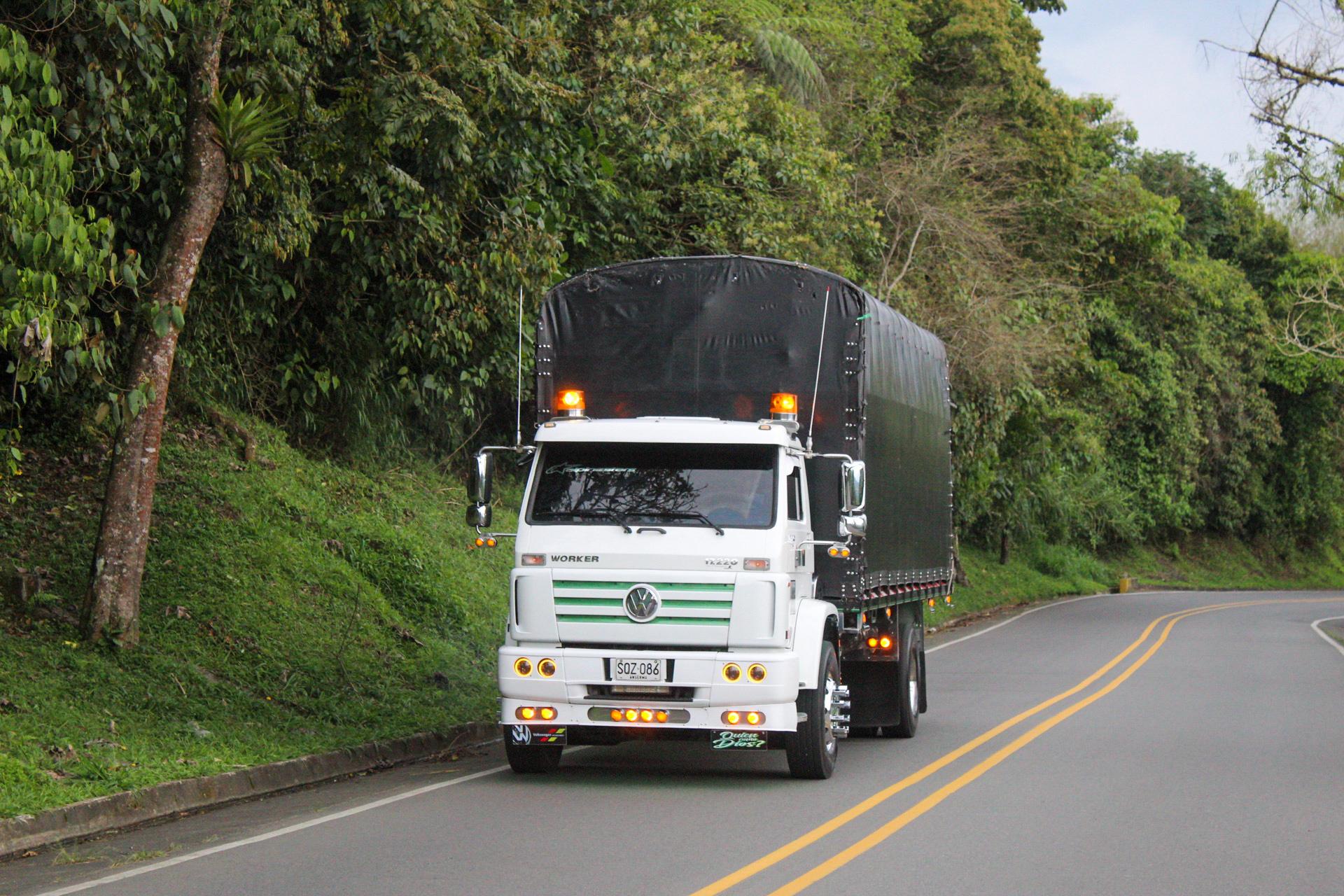 Camión VW Worker — Vista completa