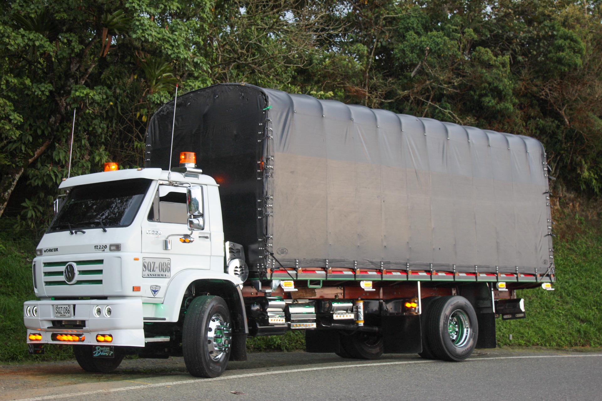 Camión VW Worker — Ángulo lateral